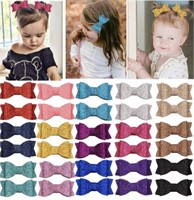 New - 30PCS 2.75'' Baby Girls Pigtail Bows