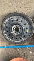 Spare tire size T125/ 70D16.