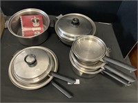 6 Amway Pots And Pans.