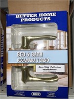 Polished Brass Bed & Bath Lever x 6