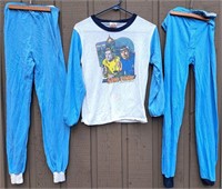 VINTAGE STAR TREK BOY'S PAJAMAS 1976 CLOTHING LOT