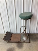 Antique post office chair