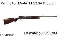 Remington Model 11 12 GA Semi-Auto Shotgun
