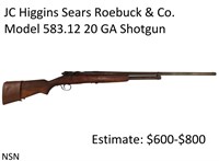 J.C. Higgins Model 583 20 GA Shotgun