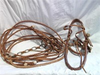LEATHER BRAIDED HORSE TACK