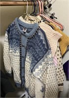 Norwegian & Hand Knit Sweater Collection; S & M