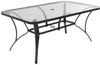 COSCO Paloma Patio Tempered Glass Top Dining