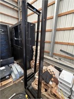 LOT OF 2 I.T RACKS WITH NO ACCESSORIES