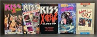 LOT OF 5 VINTAGE KISS VHS TAPES