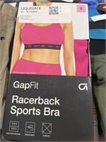 Gap fit racerback sports bar S