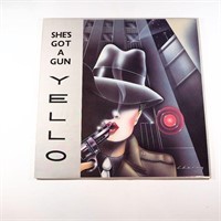 Yello – She's Got A Gun UK Press 12" Electro