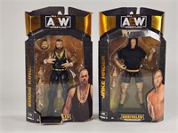 2) AEW UNRIVALED COLLECTION ACTION FIGURES NIP