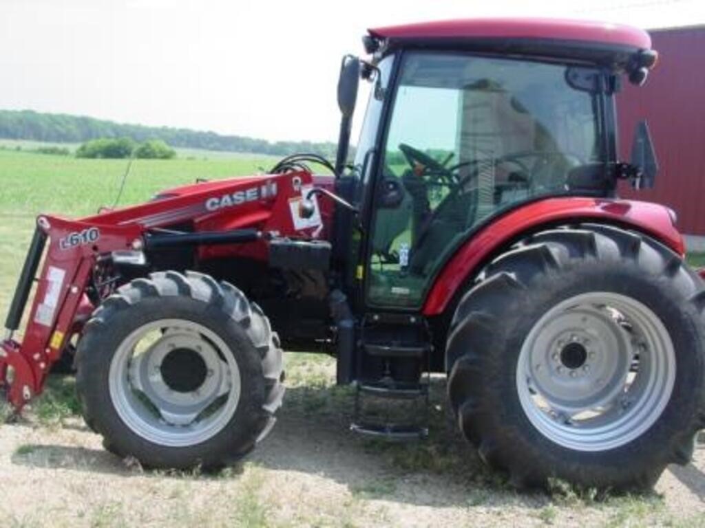 2021 CIH 55A tractor, cab, MFWD