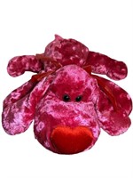 Dan Dee Pink Dog Stuffed Animal