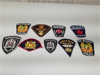 Retired Canadian Police Uniform Patches