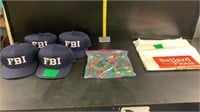 Flour Sacks, Ammo, FBI Hats