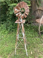 Metal windmill