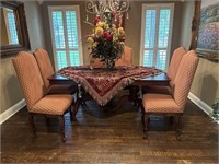 HAVERTYS DINING TABLE W 6 CHAIRS NOTE