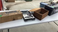 Blower assembly, saulder gun, kobalt tool box
