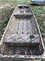 Camo Aluminum Boat (14' x 32" Bottom)