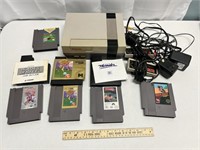 Nintendo System with Games (Untested)
