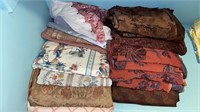 16 large bolts of fabric, large pieces for