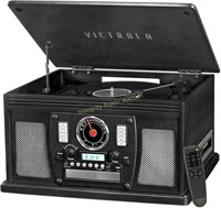 Victrola 8-in-1 Bluetooth Record Player $200 R