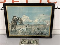 Vintage tin over cardboard Utica Duxbak hunting