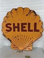 48 inch Double sided porcelain Shell gasoline