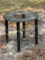 30 inch iron heavy patio table