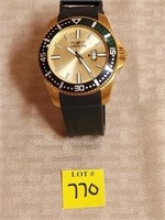 Invicta Pro Diver Black & Gold Men's Wristwatch
