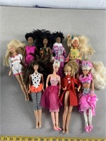 Barbie dolls, various years, two marked 1966