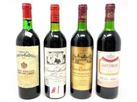 Four Bottles from St Emilion France