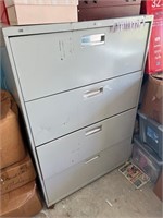 ASSORTED FILE CABINETS (1 LATERAL 4 DRAWER)