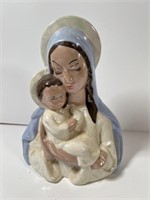PORCELAIN DÉCOR - BLESSED MOTHER MARY WITH BABY