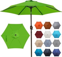 Blissun 7.5 ft Patio Umbrella, Yard Umbrella Push
