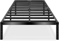 HAAGEEP Black Queen Bed Frame Metal No Box Spring