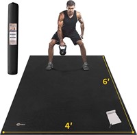 CAMBIVO Large Exercise Mats for Home Workout, Ext