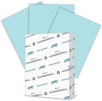 Hammermill Colored Paper, 24 lb Blue Printer Pape