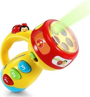 VTECH SPIN AND LEARN COLOR FLASHLIGHT YELLOW