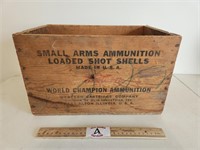 ANTIQUE WESTERN CARTRIDGE CO, WOOD AMMO SHIPPING