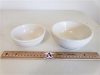 One Homer Laughlin Small White Bowl and One