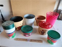 Assorted Planters And Other Containers
