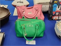 TWO GENTLY USED LADY'S DESIGNER PURSES