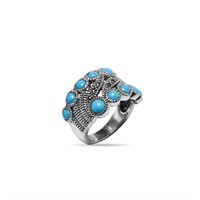 Sterling Silver Sleeping Beauty Turquoise