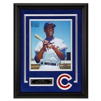 Ernie Banks Chicago Cubs 20x16 autograph 8x10v