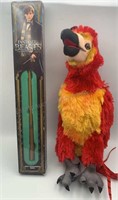 Harry Potter Wand & Fawkes Plush Doll