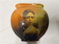 8" Rookwood Art Pottery Portrait Vase, Artist