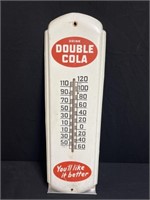 Double Cola Advertising Thermometer 27"L