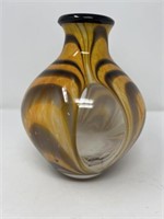 Unusual Fenton Art Glass Vase 8 1/4"H
